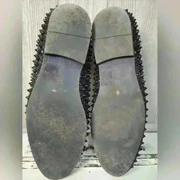 Men's size 10 JUMP  New York black studded loafers. - Picture 6 of 6